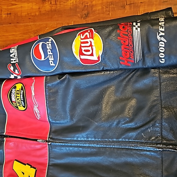 NASCAR Vintage Jeff Gordon Wilson Leather Racing Jacket - Picture 4 of 8